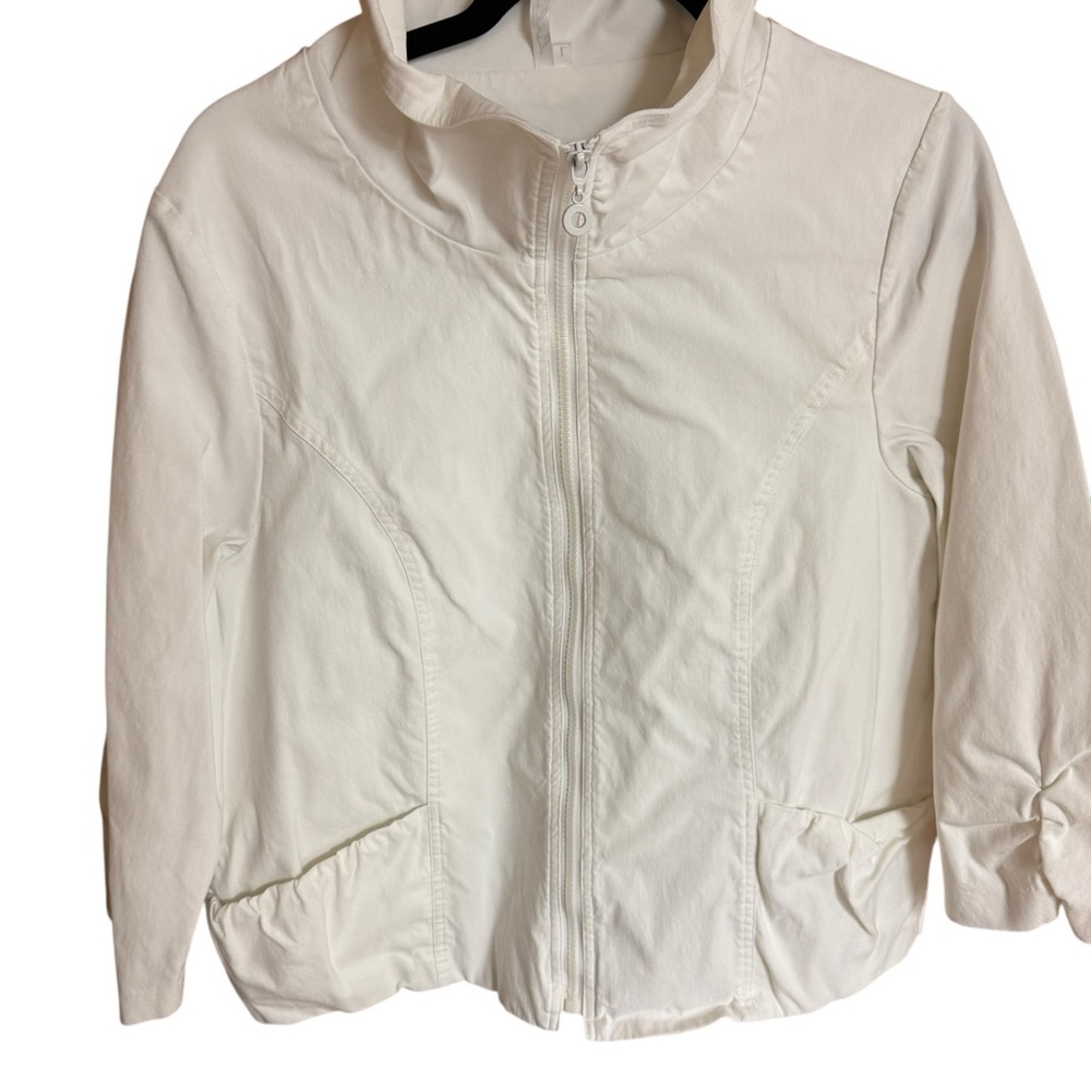 Lulu-B Women's Ivory Utility Jacket
